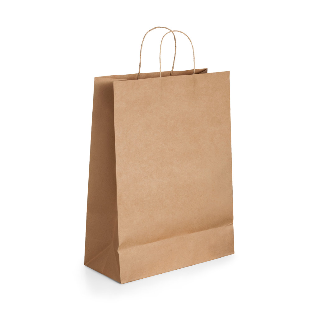 Kraft Paper Bag with Twisted Handle - Chiddingstone - Barbury Castle