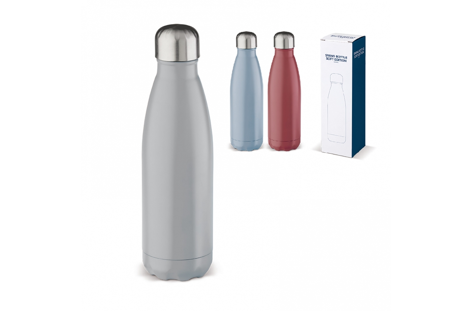 Insulated Metallic Finish Drinking Bottle - Henbury