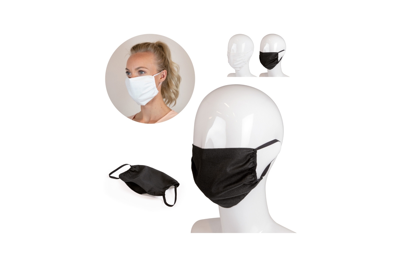 Doppellagige wiederverwendbare Gesichtsmaske mit Filtereinsatz - Neustift im Stubaital
