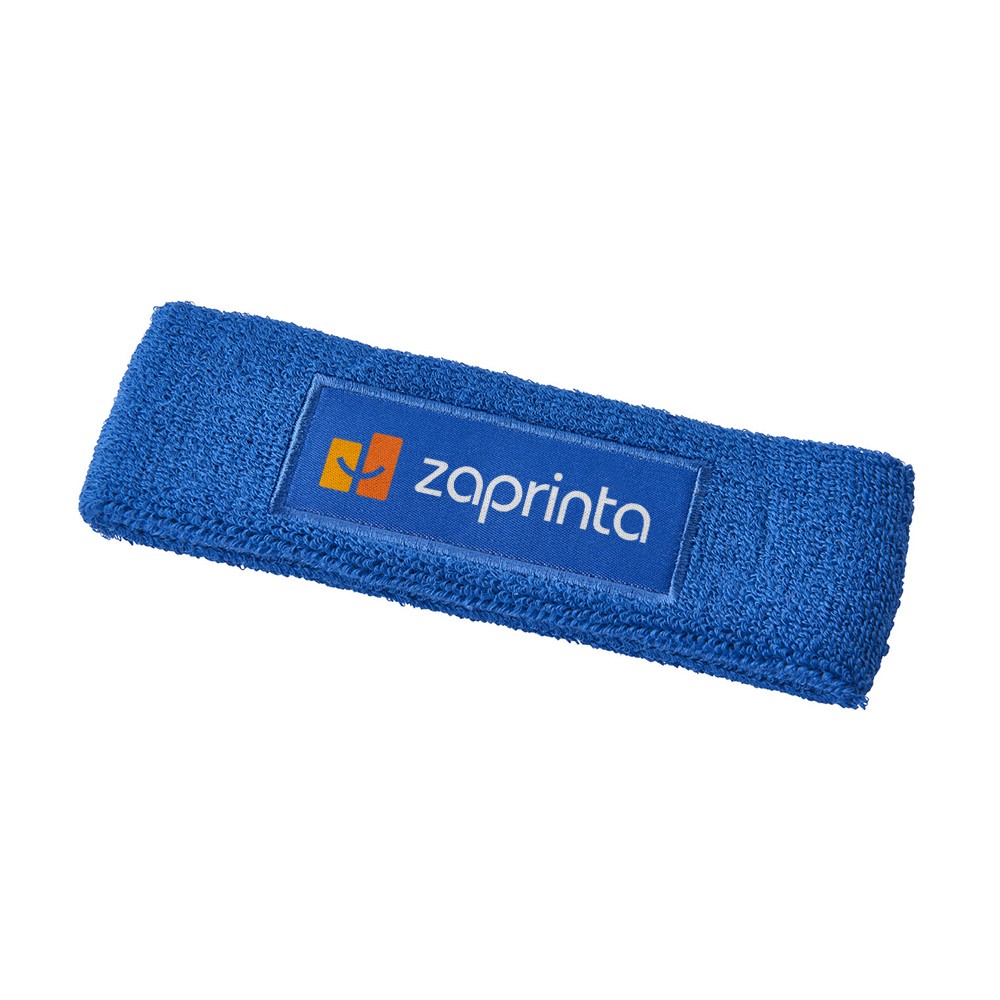 Elastic Cotton Headband with Decorative Patch - Knockholt