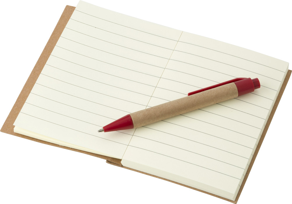 Cardboard Notebook with Pen - Blandford Forum