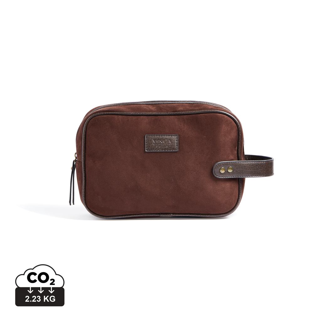 Suede Travel Washbag - Clifton - Aylesbury