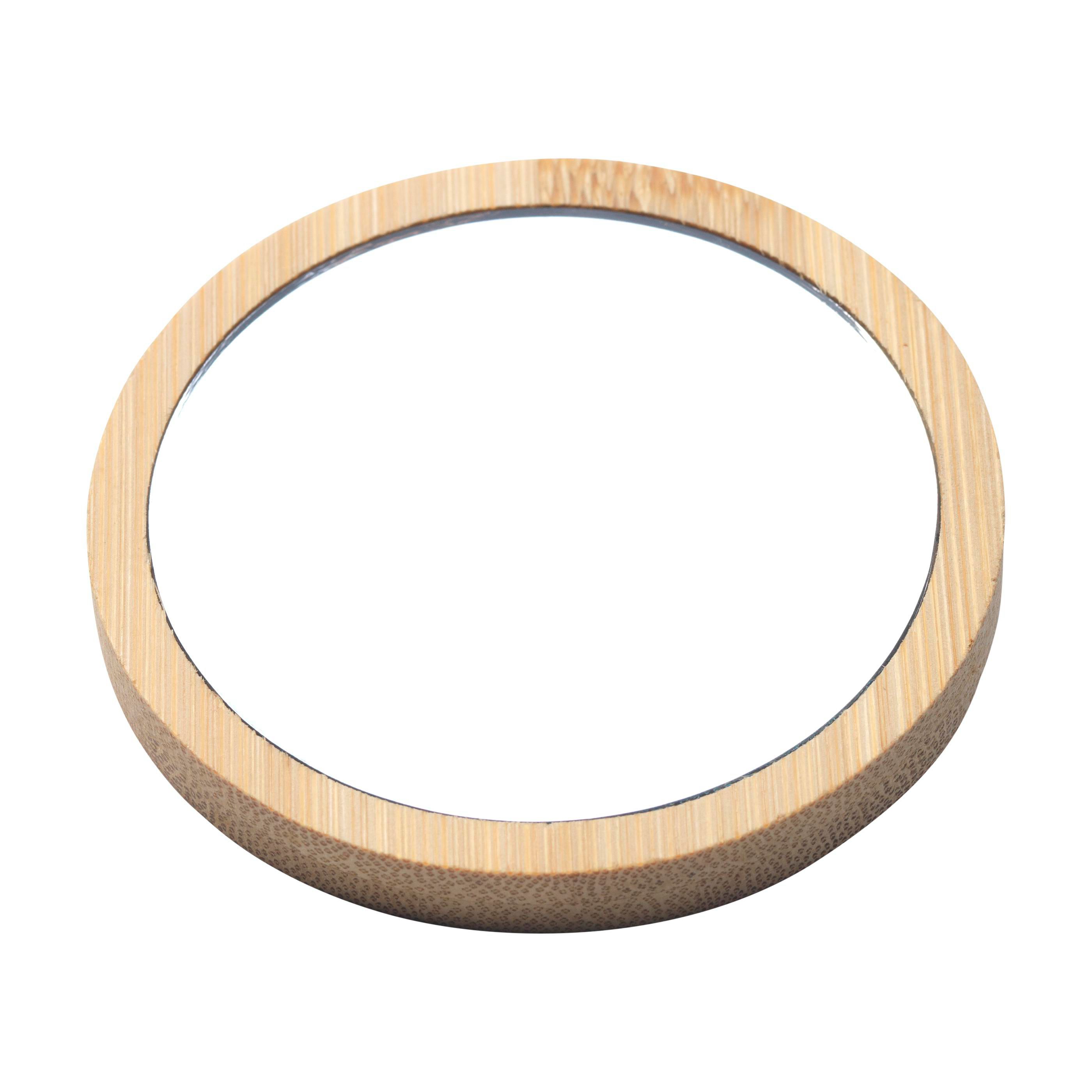 Bamboo make-up mirror