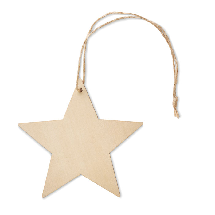 Star Shaped Wooden MDF Decoration Hanger - Littleton