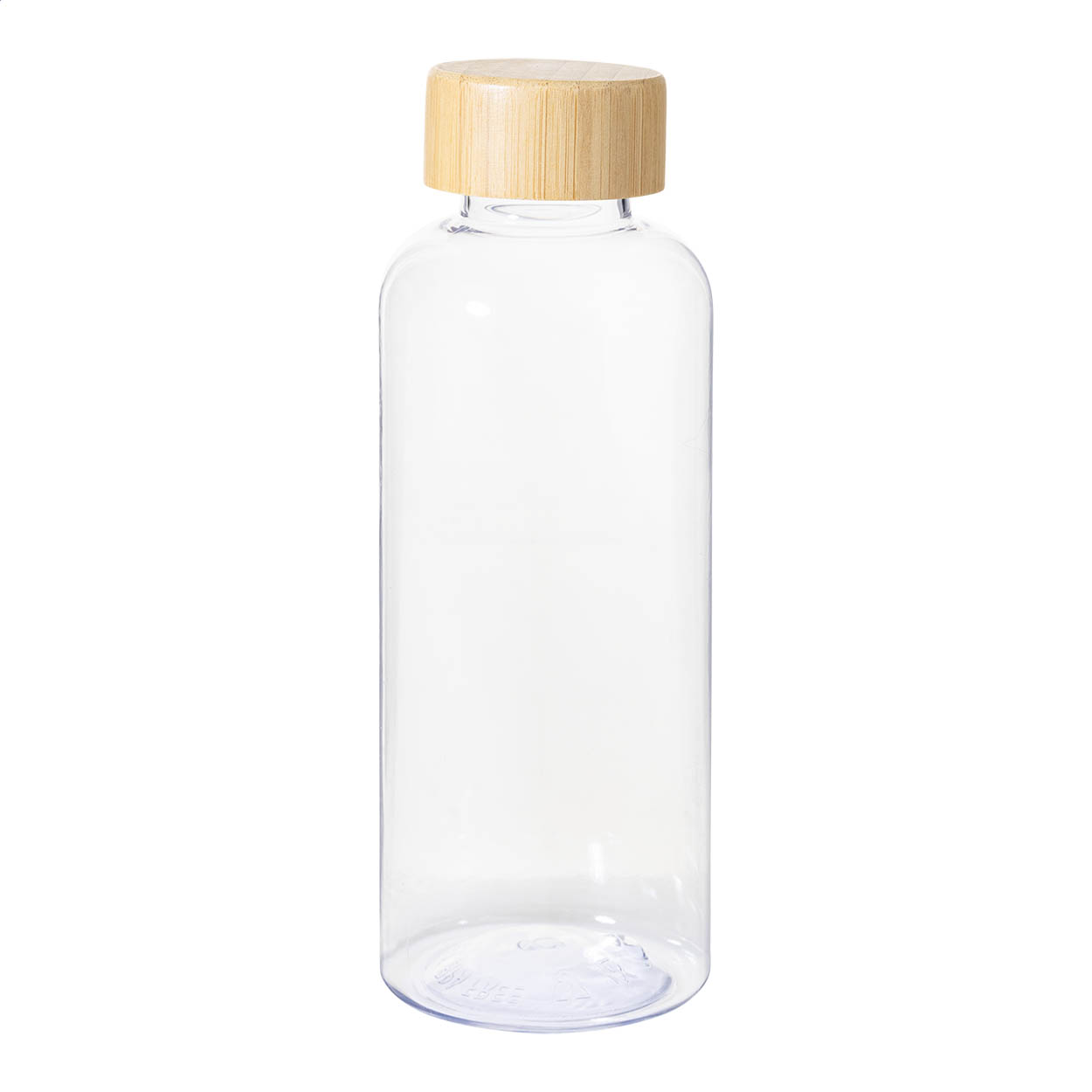 Famboo bottle in RPET with bamboo cap, 600 ml, with your logo