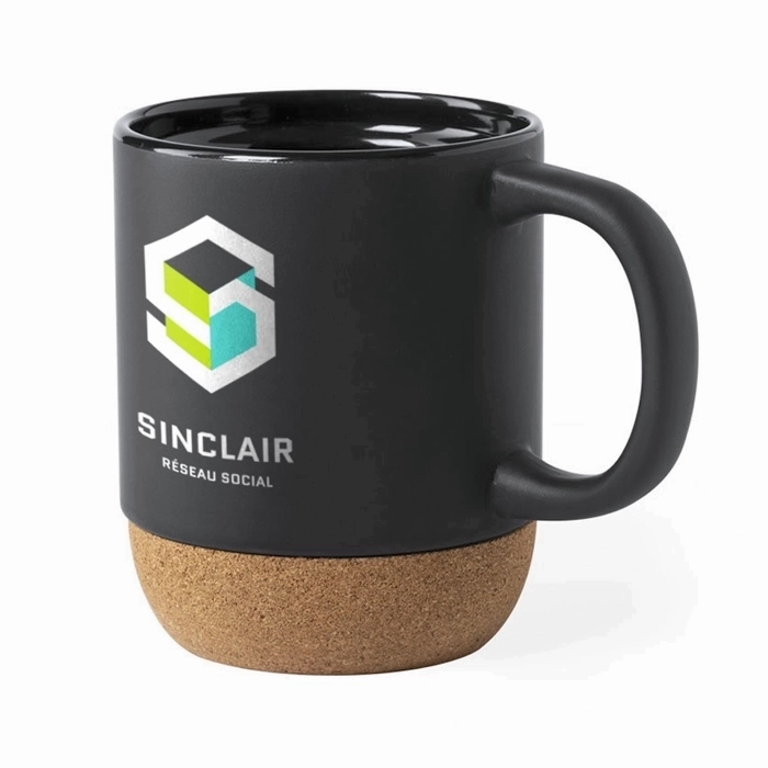 Natural Ceramic and Cork Mug 420ml - Rodborough