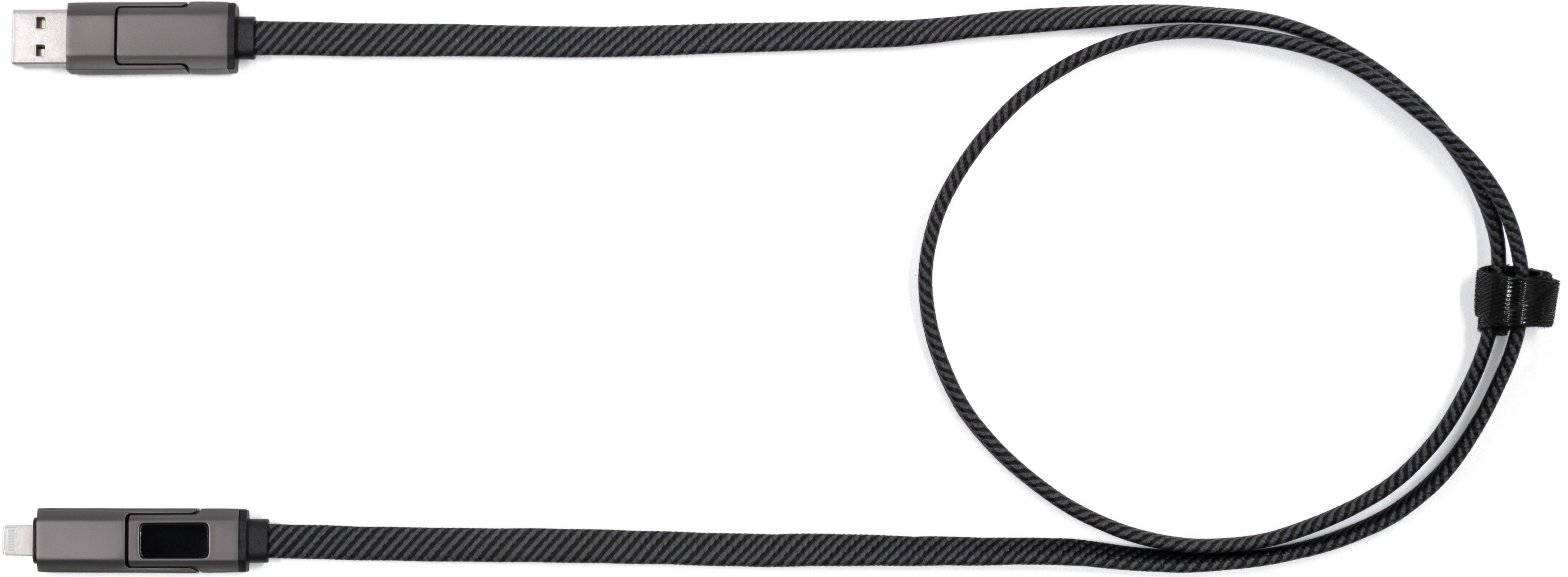 EcoPower Multi-Charge Cable - Leighterton printed with logo