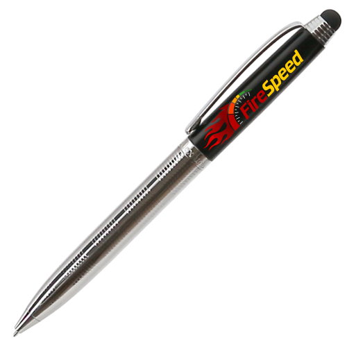 Kugelschreiber bedrucken Metall mit Touchpen - Kishi
