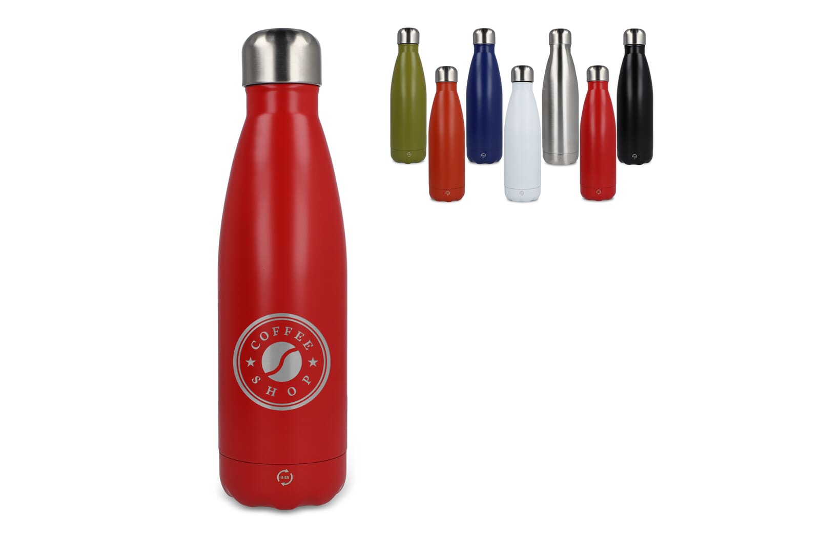 Recycled Stainless Steel Swing Flask - Chesterton