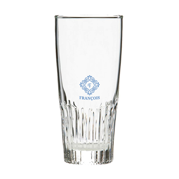 Personalized ribbed beer glass 320 ml - Lestio