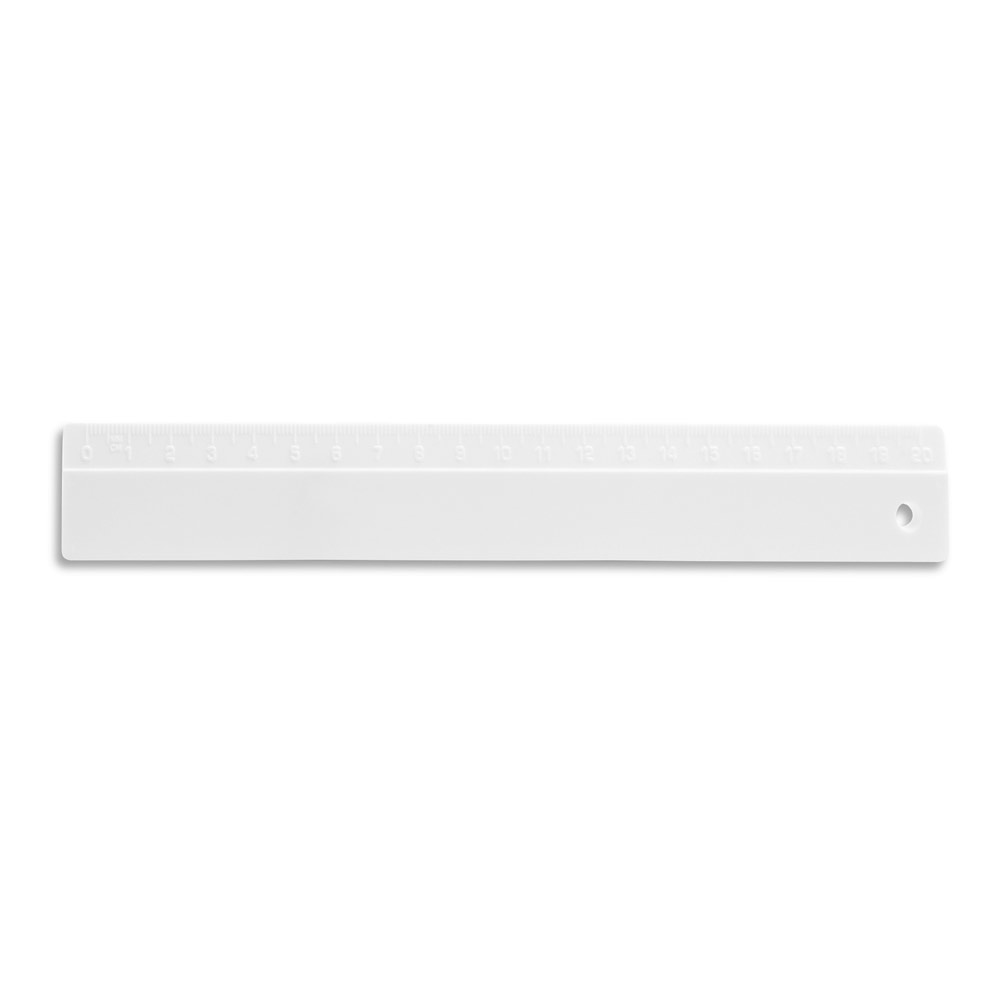 FREDERICK 20 cm ruler made of polystyrene - Ruthin