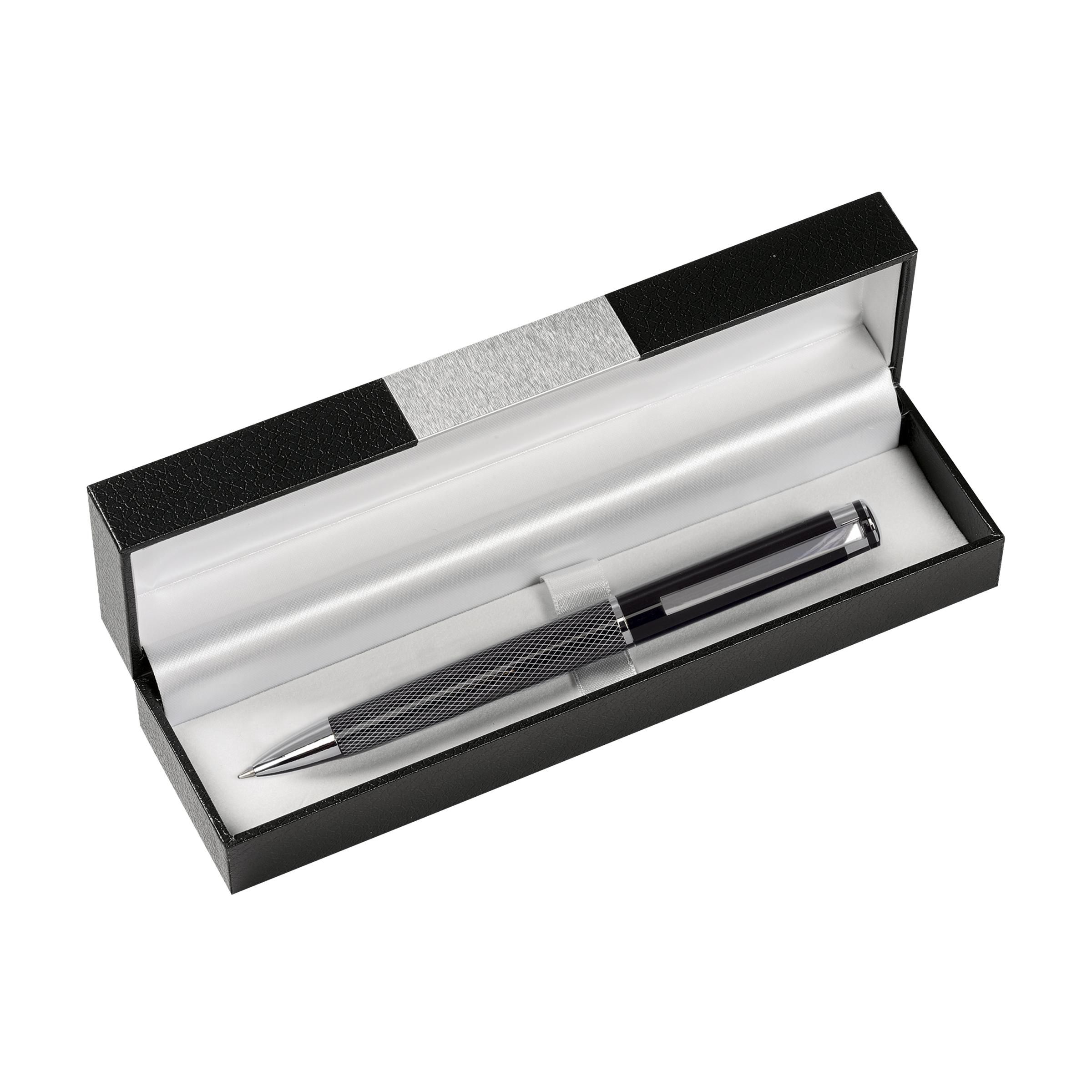 Shiny blue ink pen with twist system - Loughborough - Rushmoor