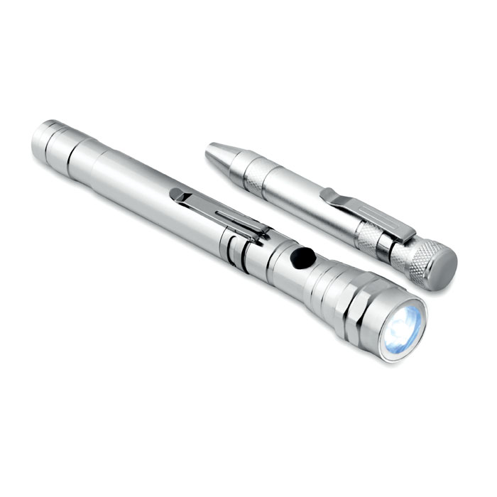 Extendable Aluminum Flashlight and Multi-Tool Set - Clevedon