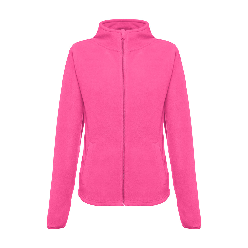 THC HELSINKI WOMEN II. Polyester fleece jacket with belt for women