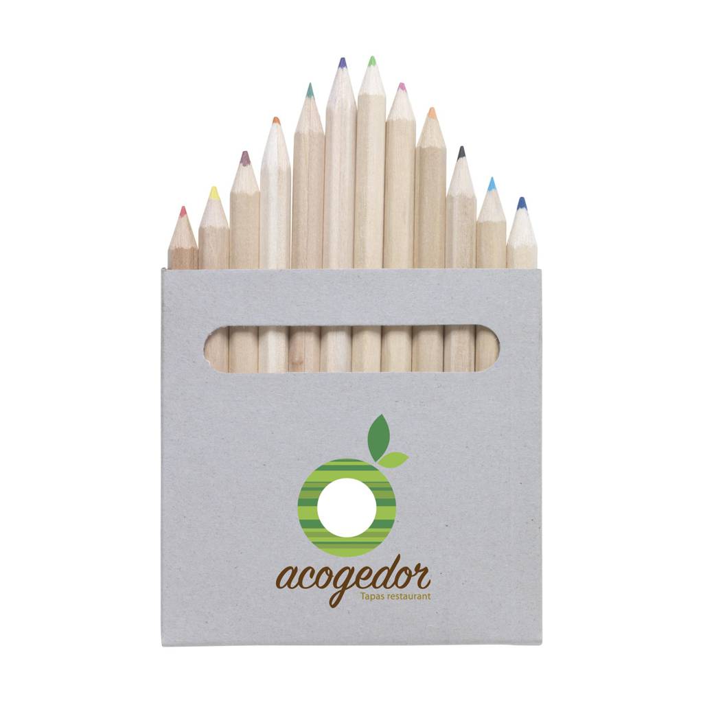 Unpainted Wooden Craft Coloured Pencils Set - East Grinstead