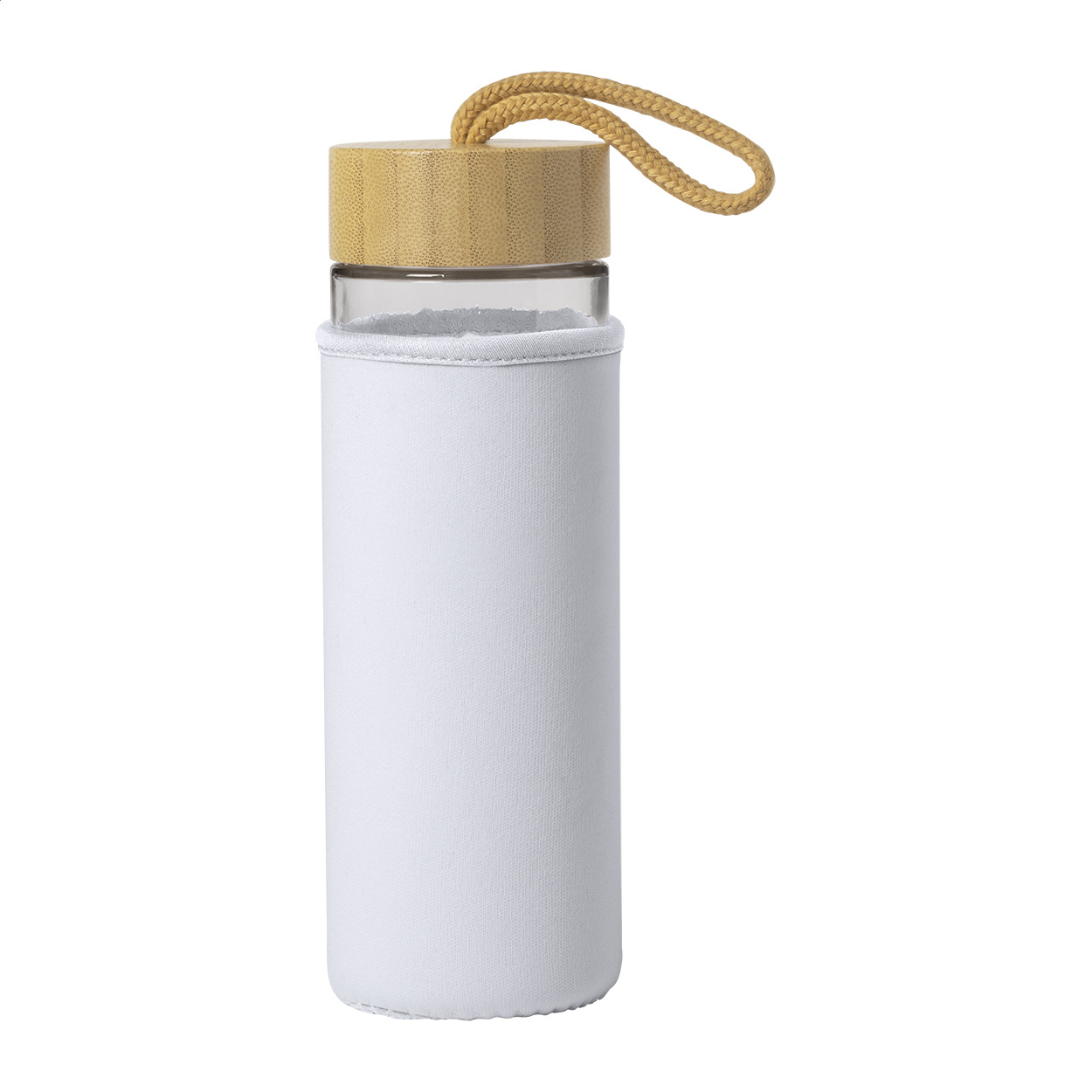 Bamboo Cap Glass Bottle - Ladybridge
