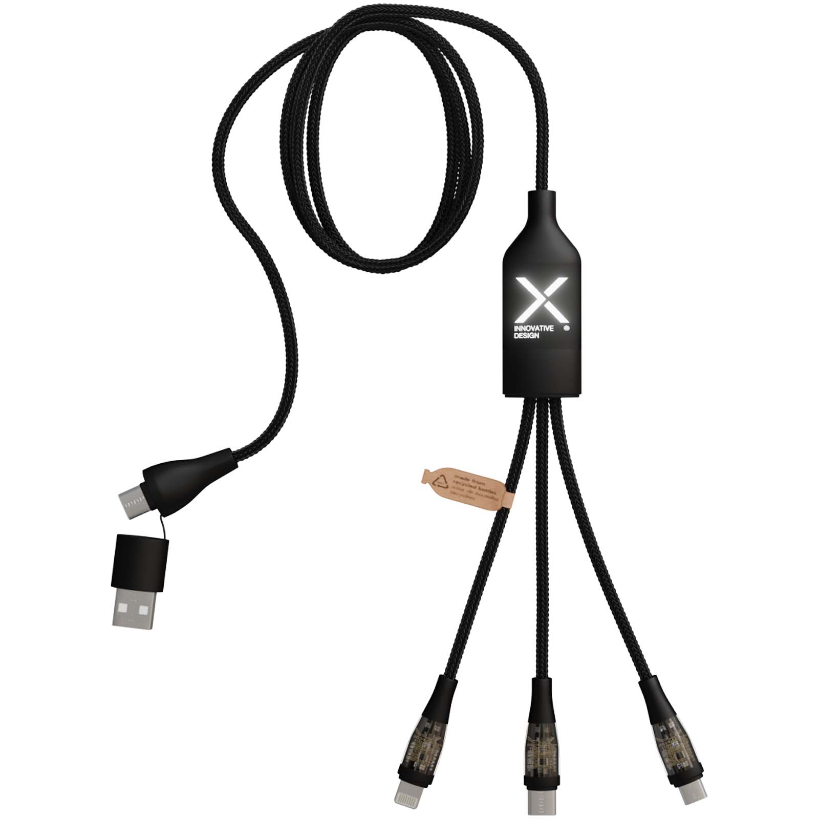 SpeedCharge 5-in-1 Cable with Digital Display - Ashford-in-the-Water