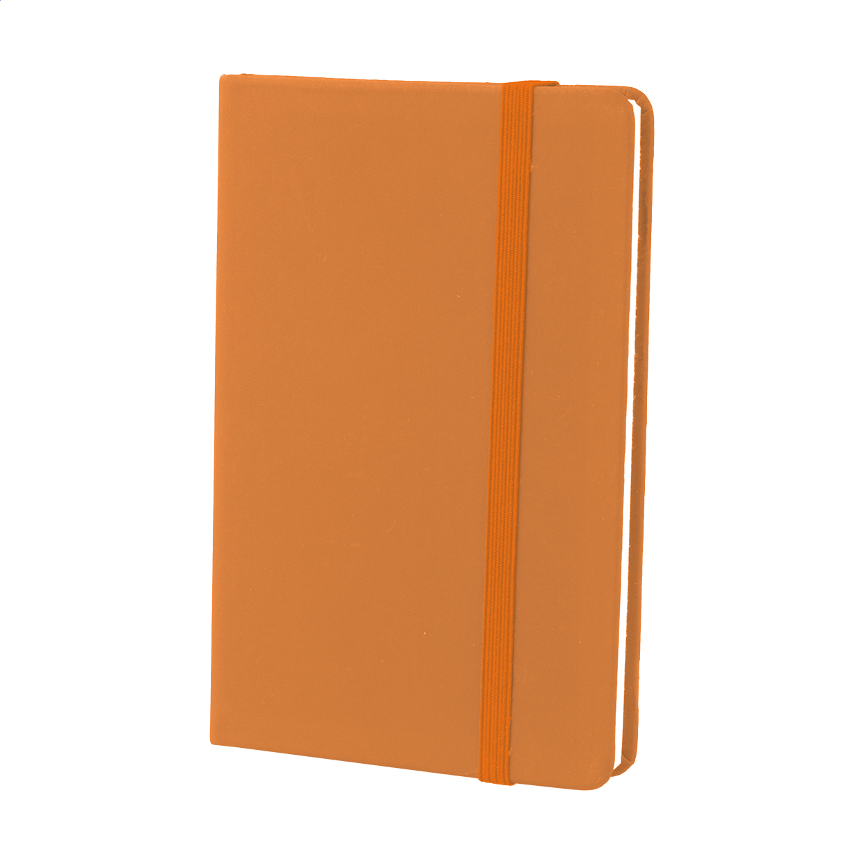Nopuk Blank A6 PU leather notebook with 100 blank sheets and logo printed with logo