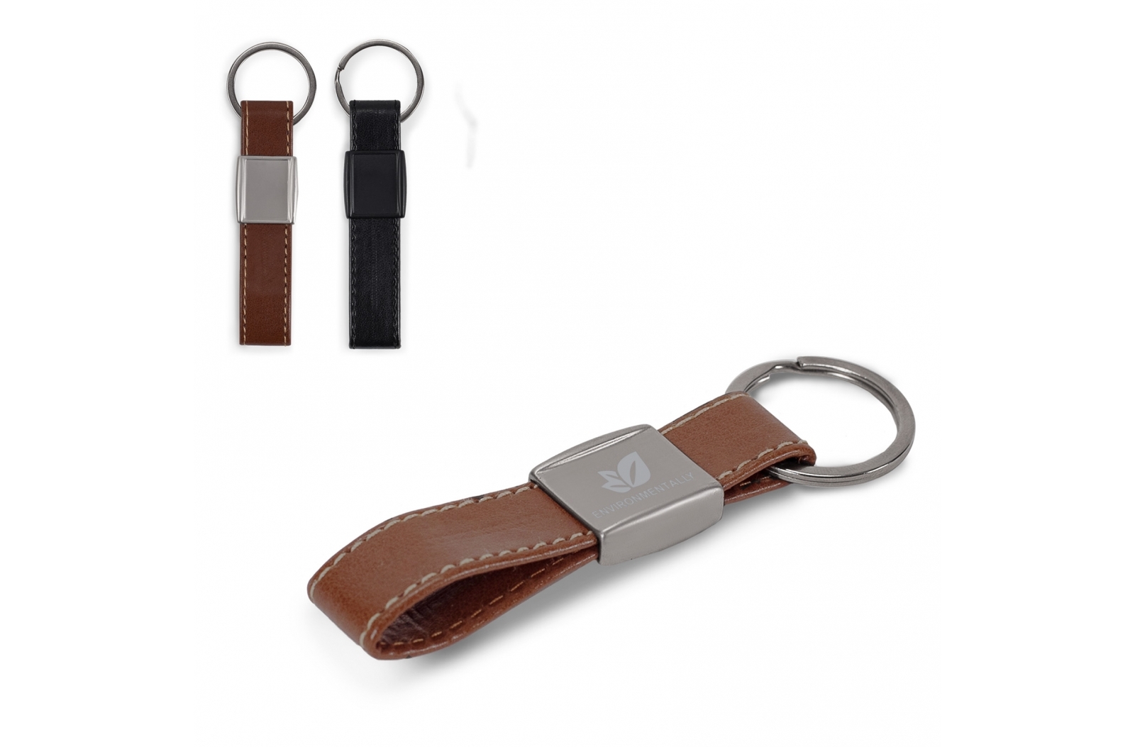 Luxurious Genuine Leather Key Ring - Ilminster