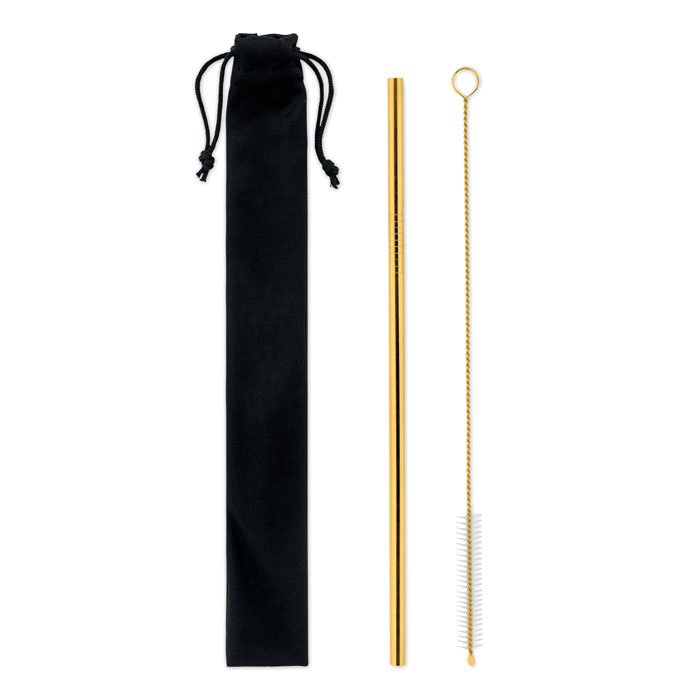 Stainless Steel Drinking Straws and Cleaning Brush Set - Austerlands