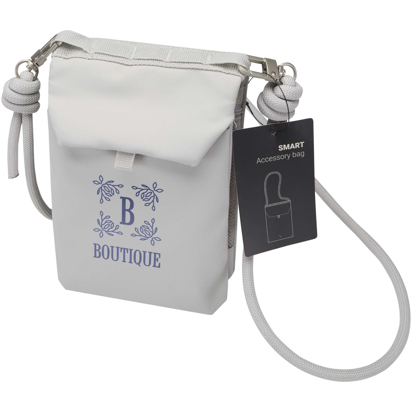SMART RFID-Zubehörtasche aus GRS-zertifiziertem 900D mit Ihrem Logo