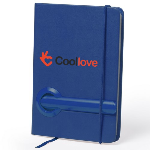 Colorful PU Leather Notepad with Integrated Pen - Witney