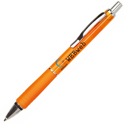 Two-Tone Push-Up Ballpoint Pen - Uttoxeter