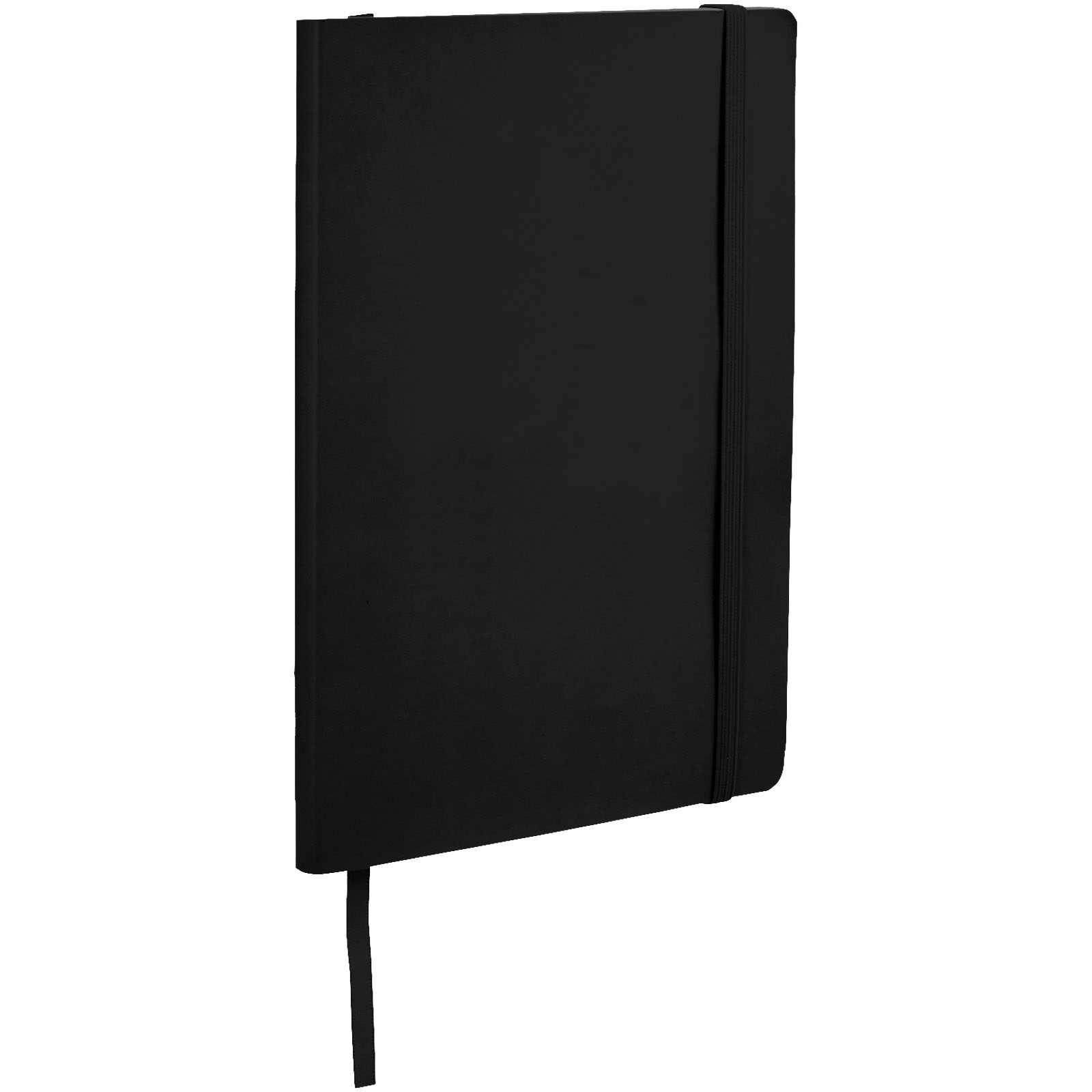 A5 notebook with a soft touch cover, elastic closure, and a pocket for documents - Lichfield