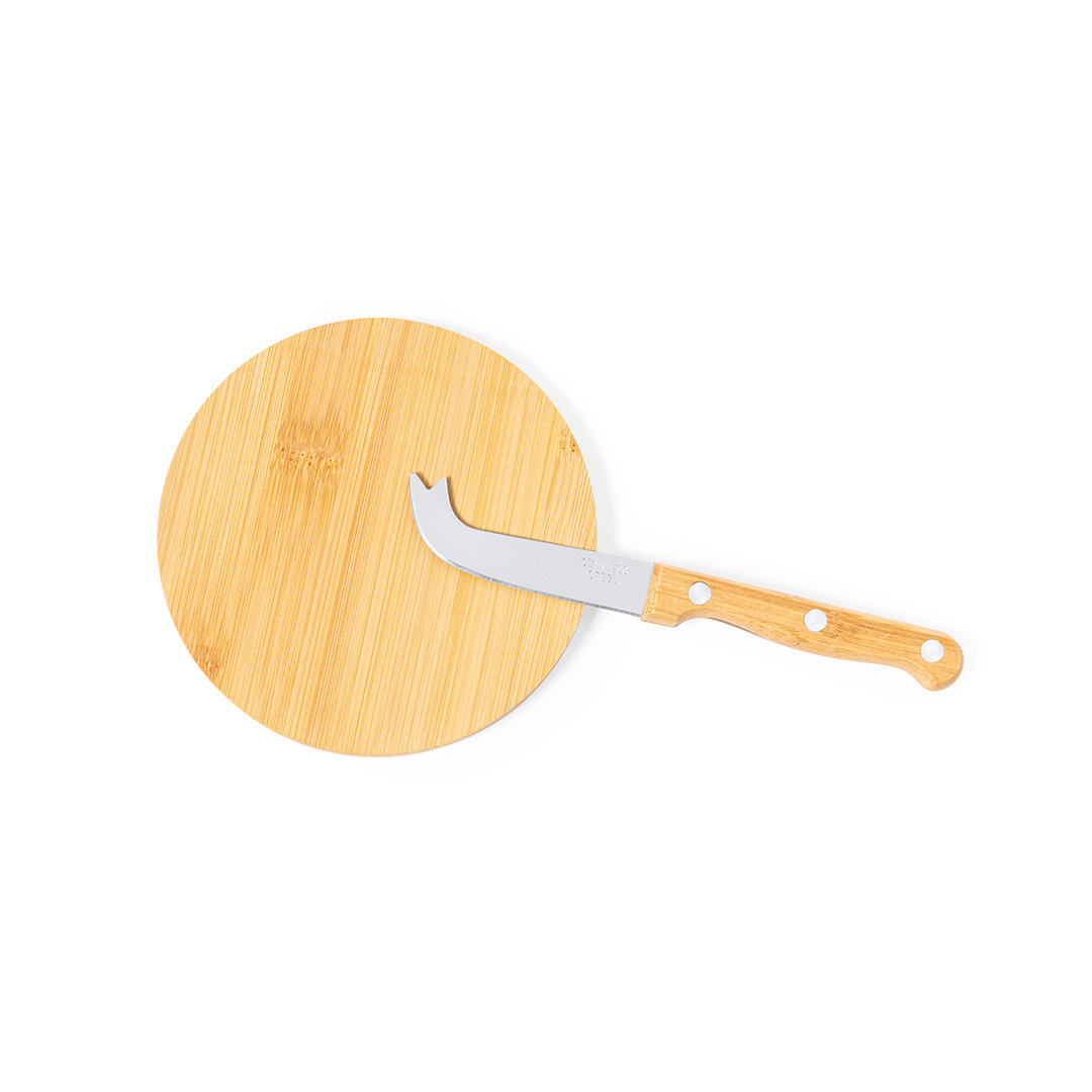Bamboo and Stainless Steel Cheese Set - Ross-on-Wye
