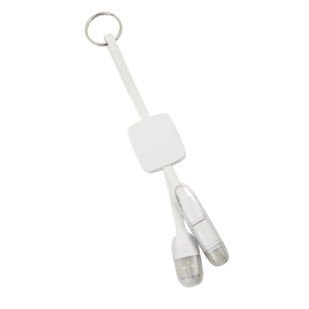 3-in-1 Charger and Data Transfer Keychain Cable - Bodmin