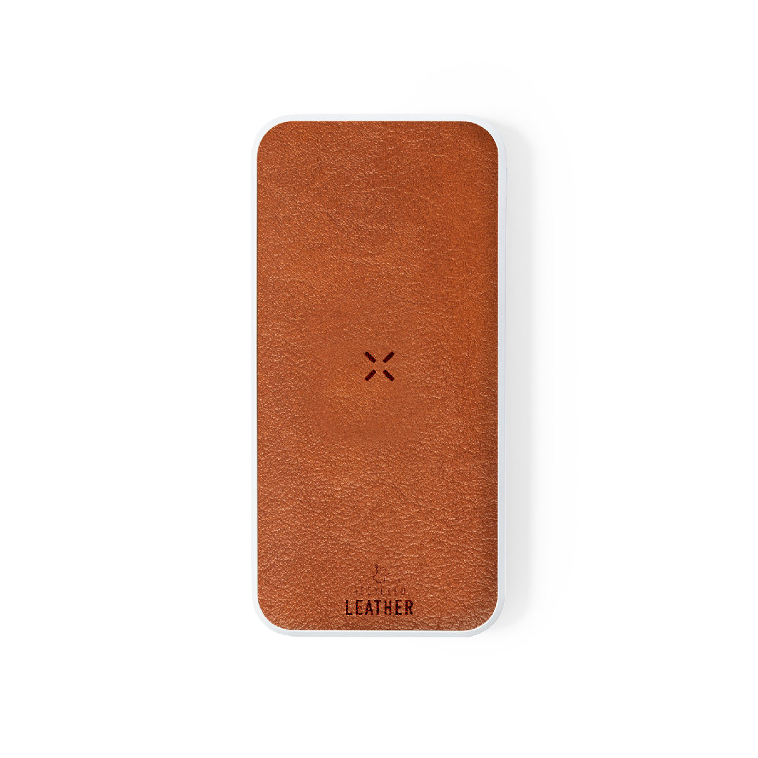 Hatherleigh Power Bank made from Recycled Leather - Livingston