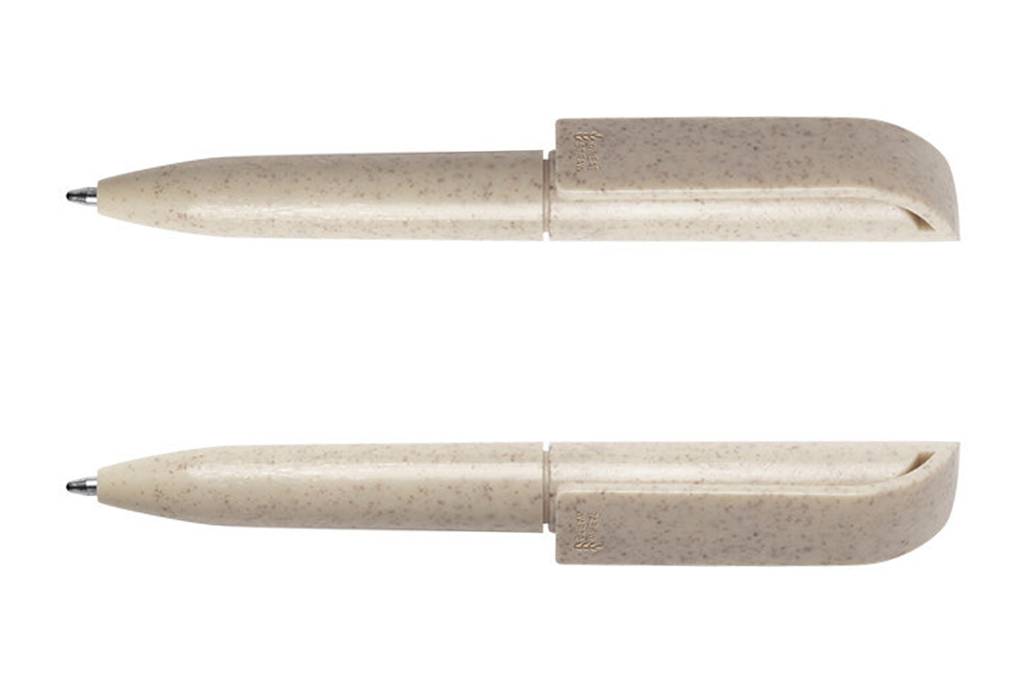 Kugelschreiber bedrucken ökologisch Weizenstroh - Kazumi