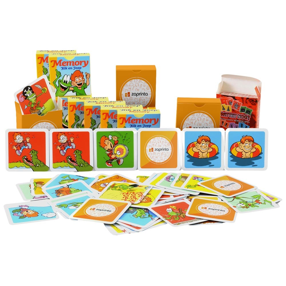 Memory game with customizable cards and case - JCA12