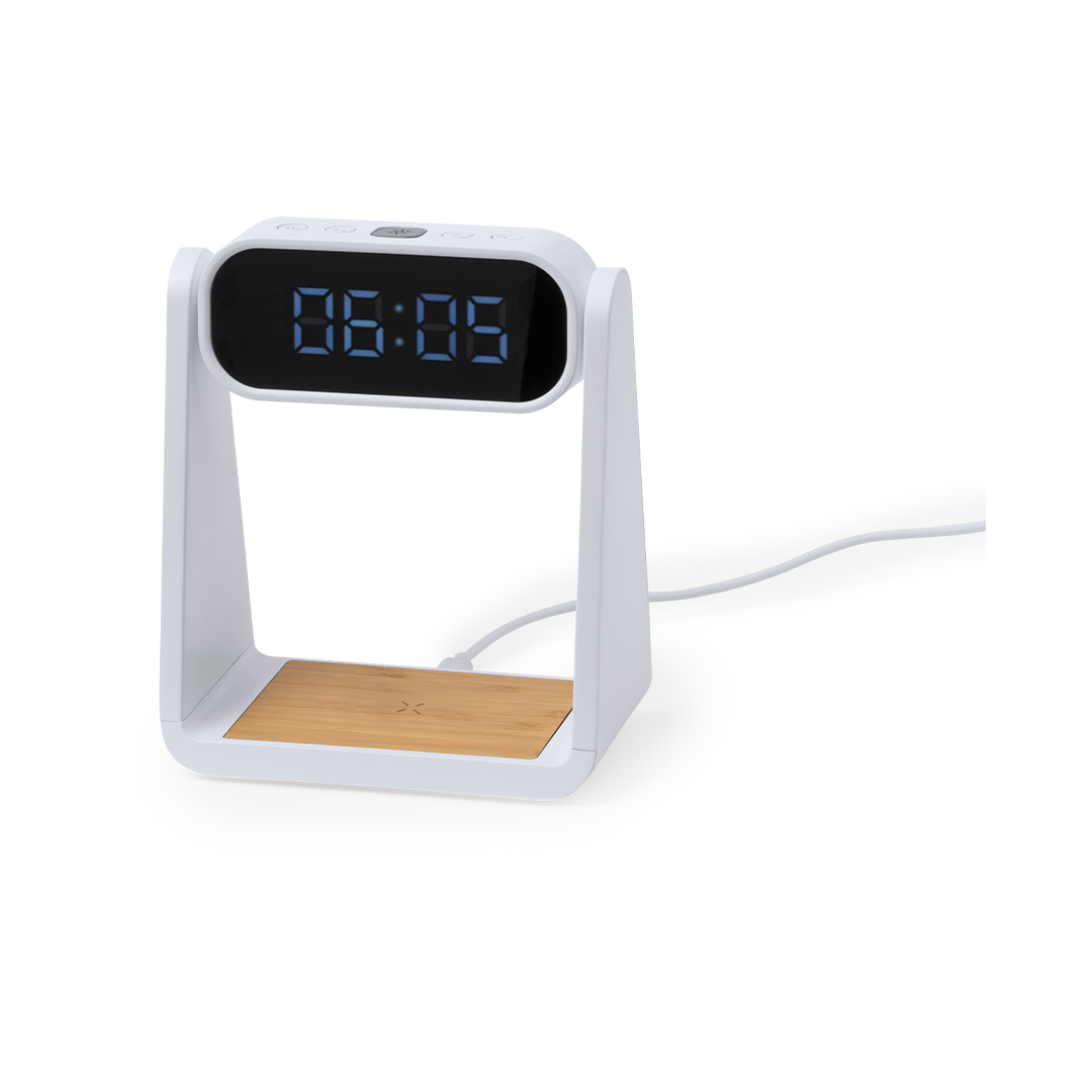 Wireless Bamboo Clock Lamp - Saling - Nuneaton