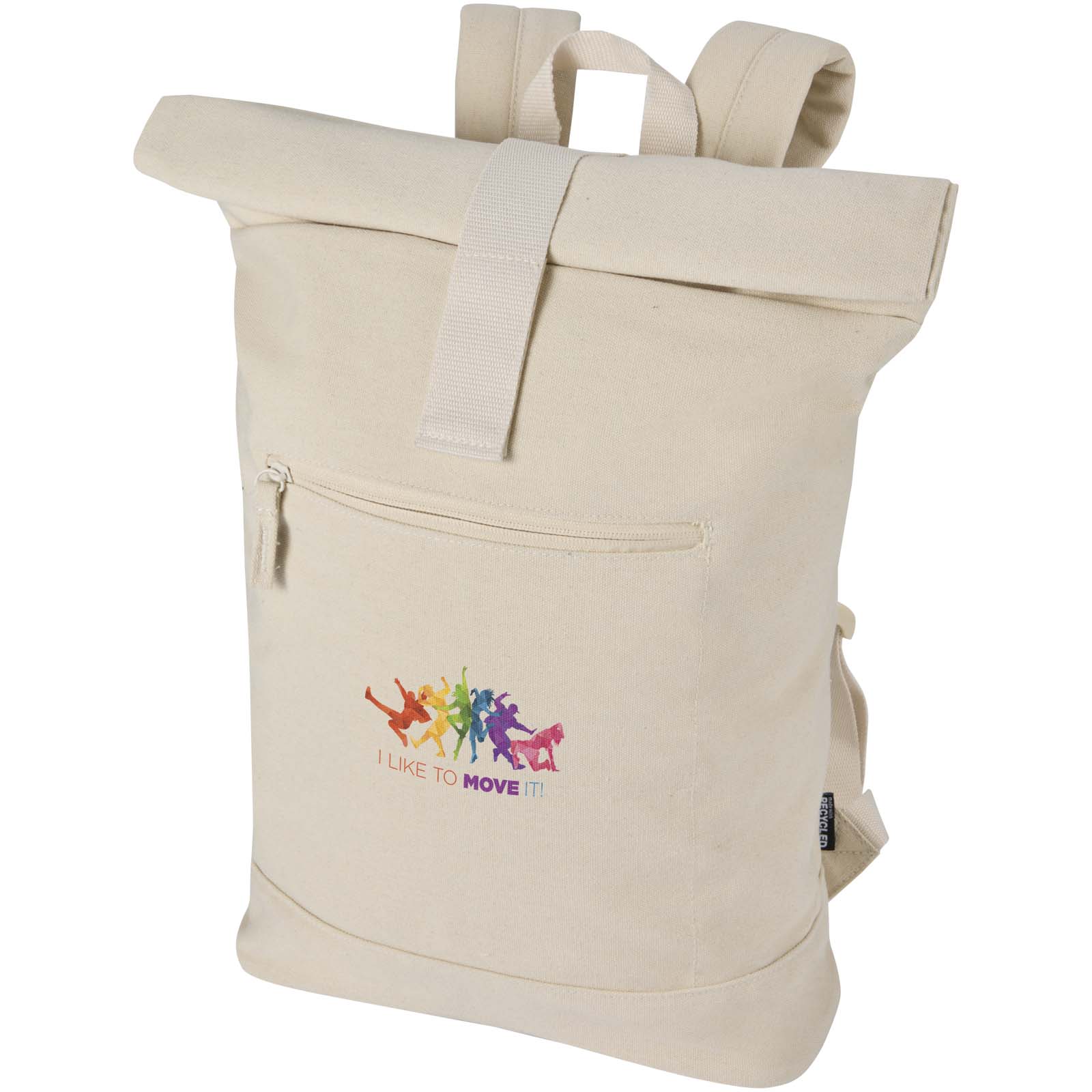 EcoRoll 14” Recycled Canvas Backpack - Porthmadog