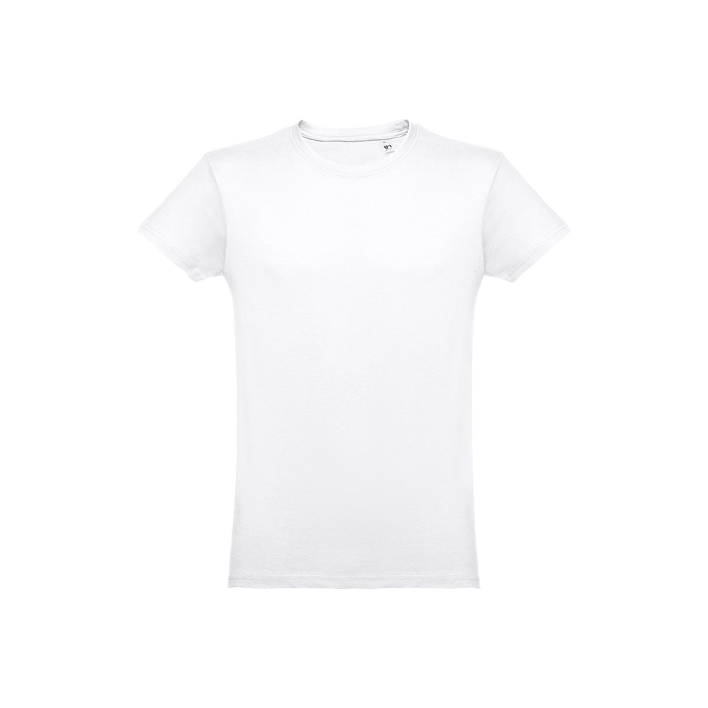 THC LUANDA WH. Men's T-shirt in tubular cotton. White color