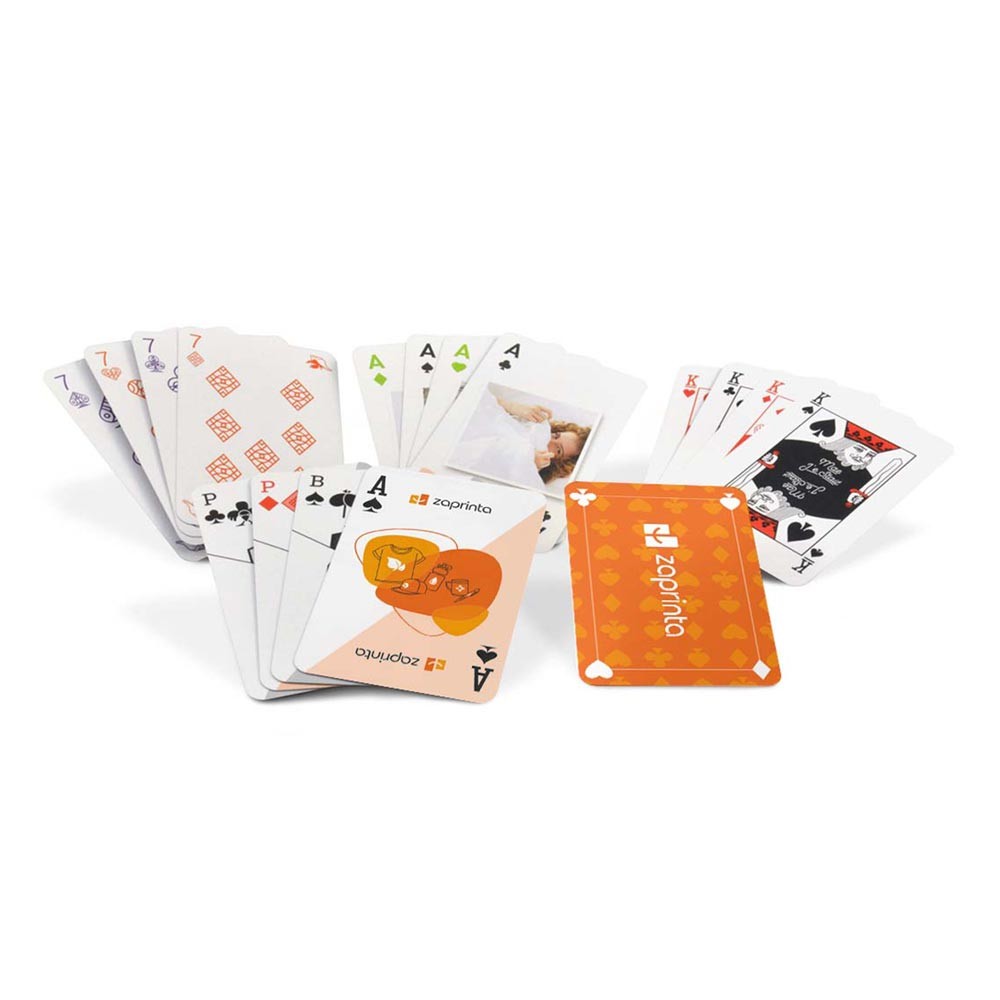 Card game with personalized front and back - Great Tew