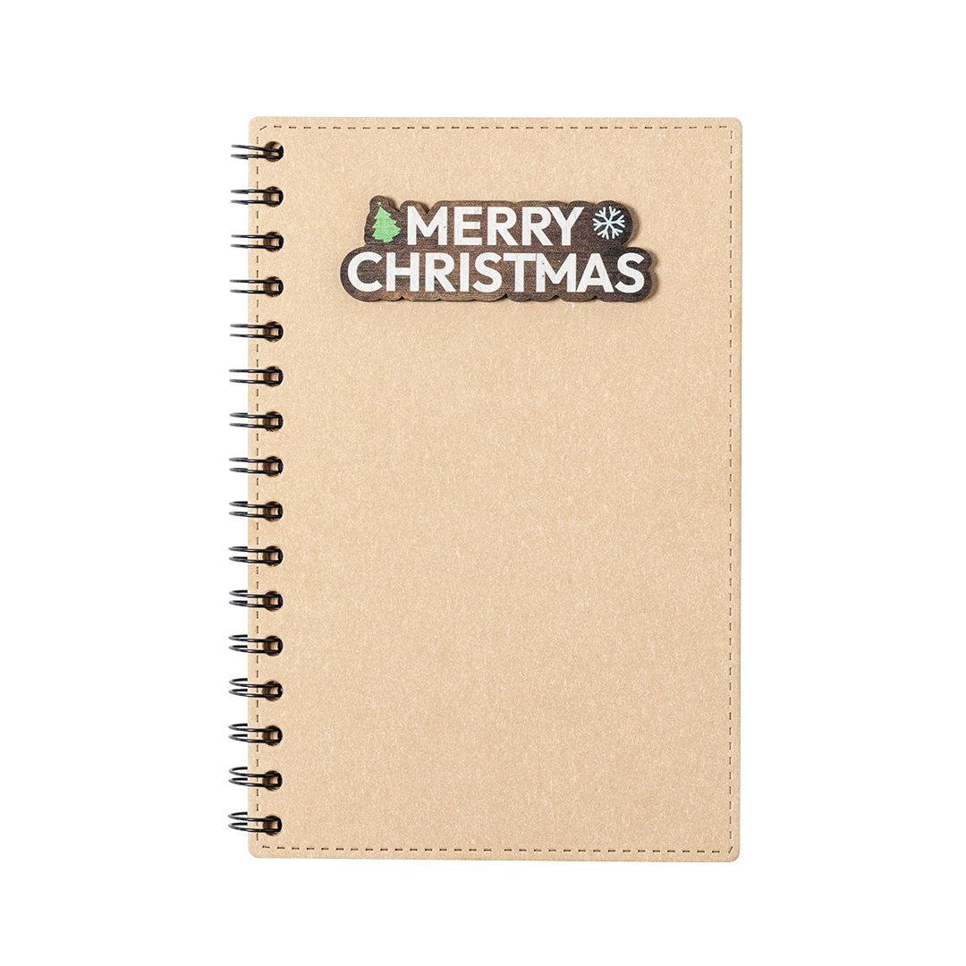 Personalisiertes Notizbuch "Merry Christmas" - Ludovic