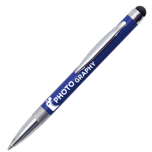 Ballpoint pen with a metallic finish and an aluminum body - Eling