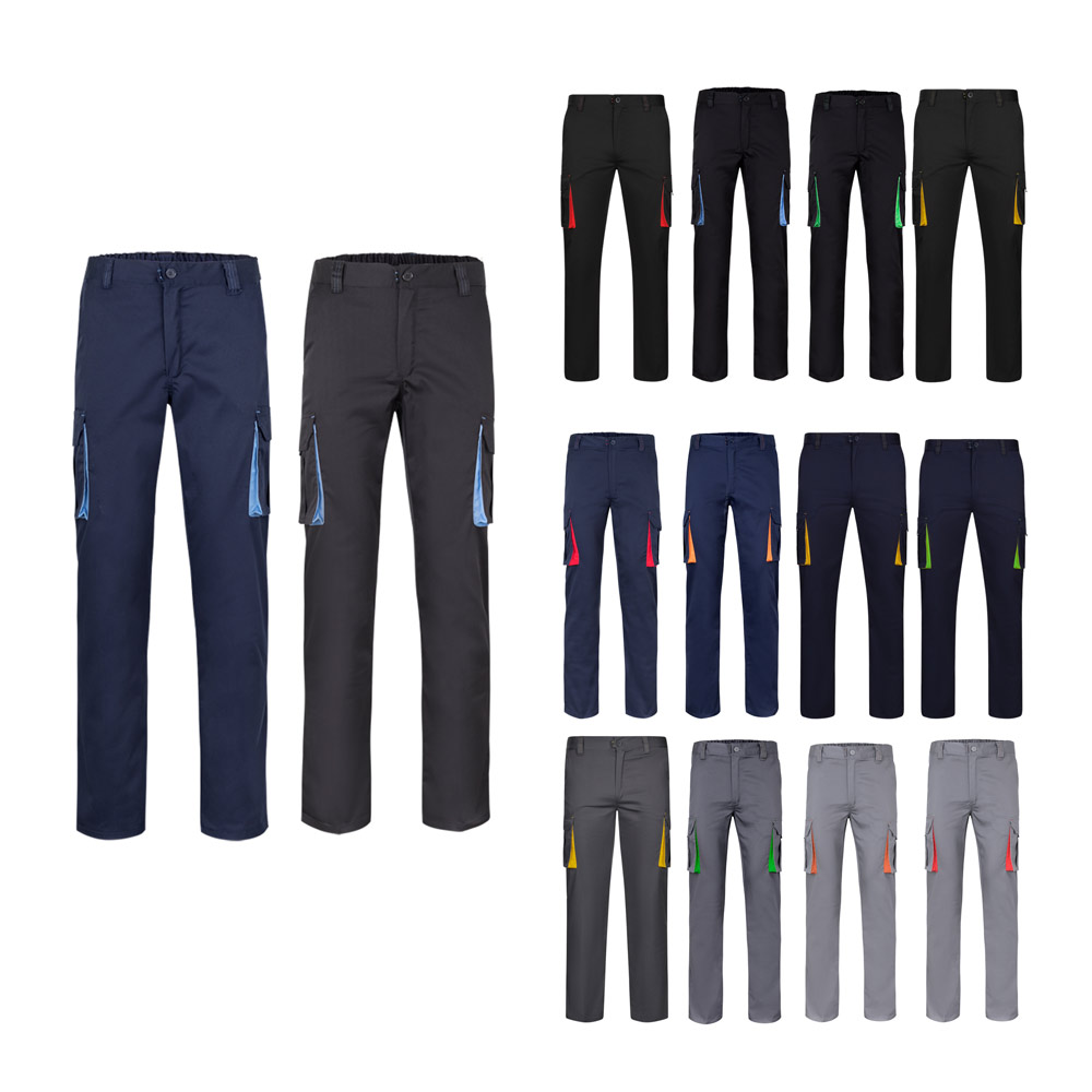 Two-Tone Stretch Utility Trousers - Mexborough