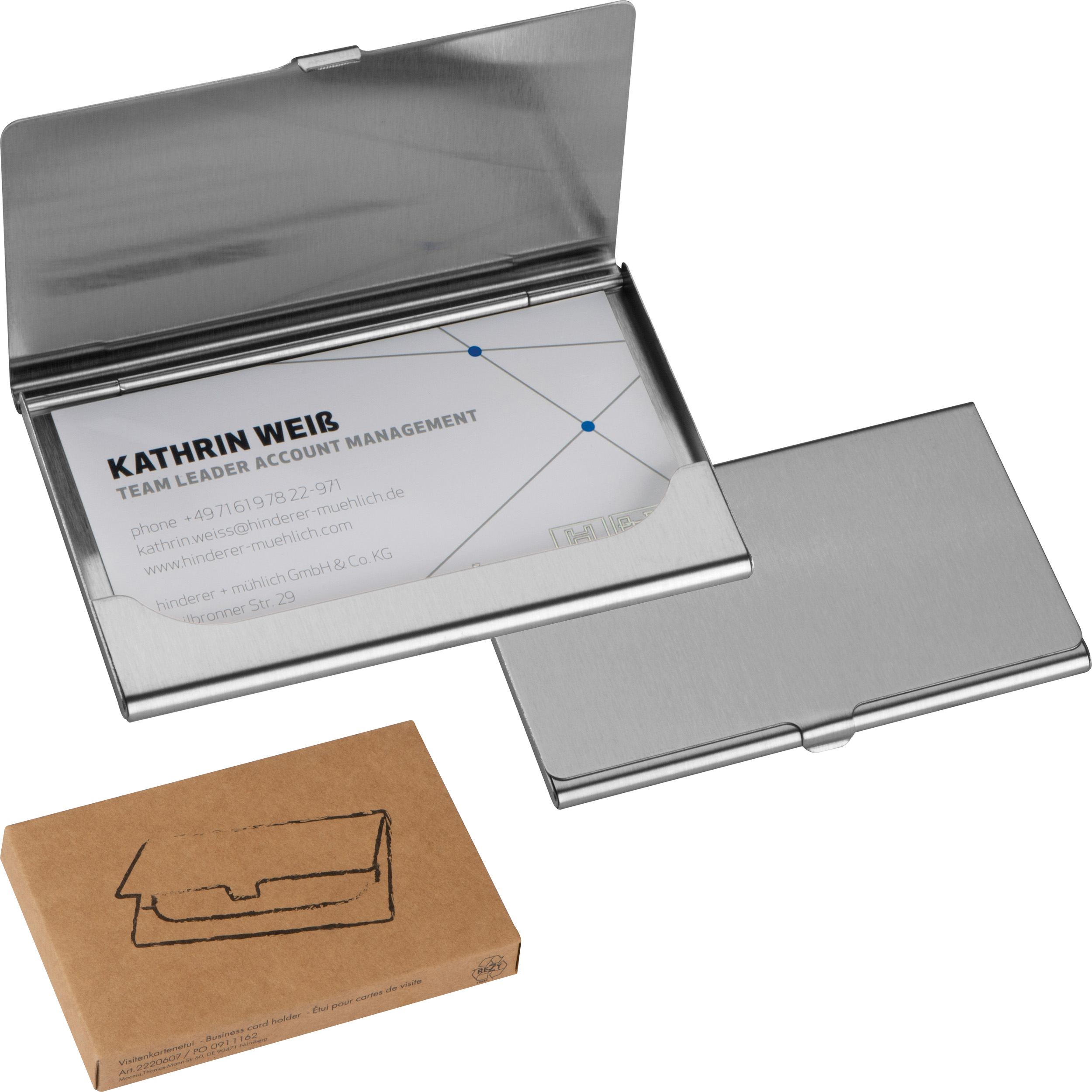 Metal Card Protector - Burnside - Attleborough