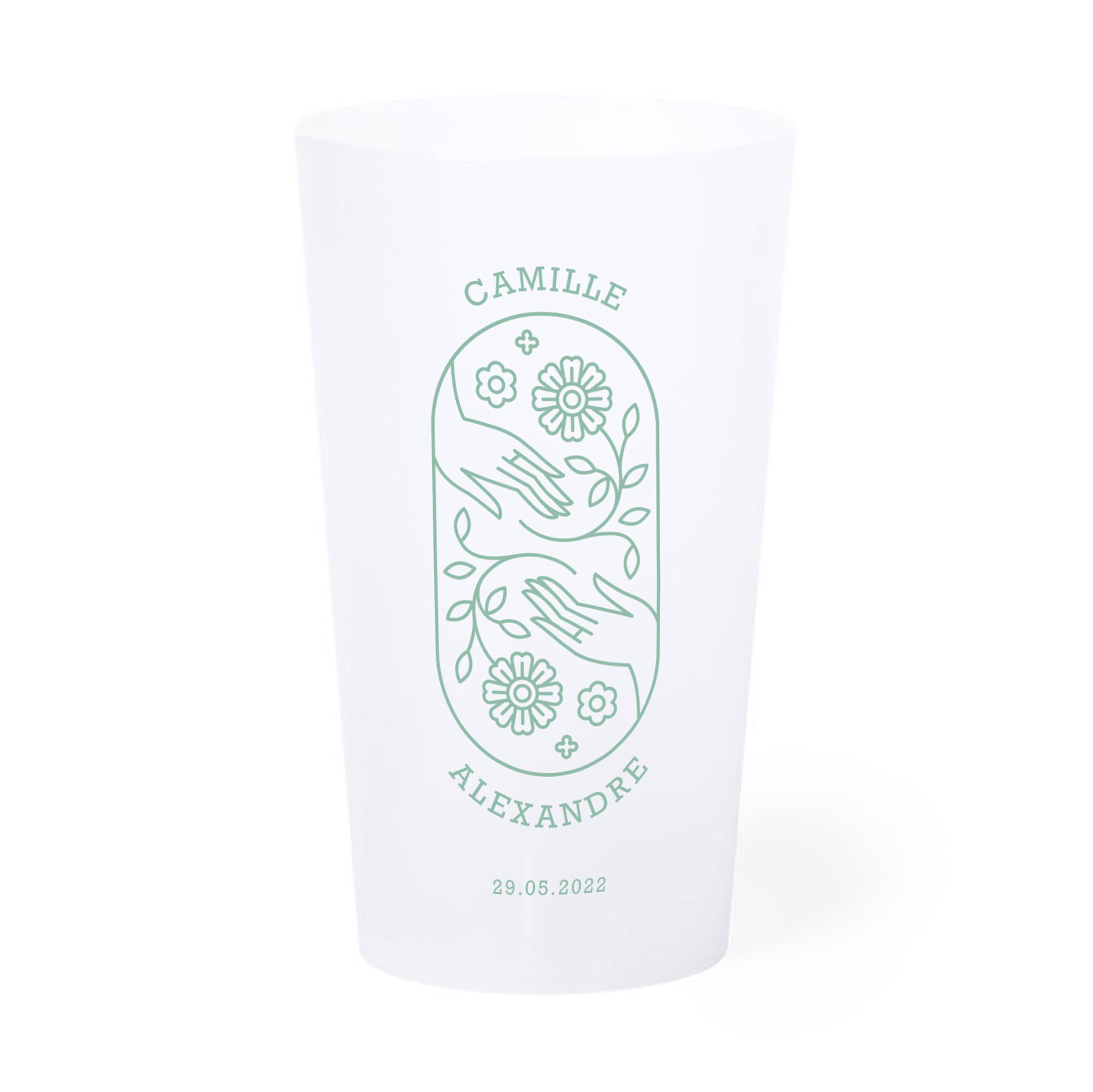 Customized wedding goblet 33 cl - Aphrodite