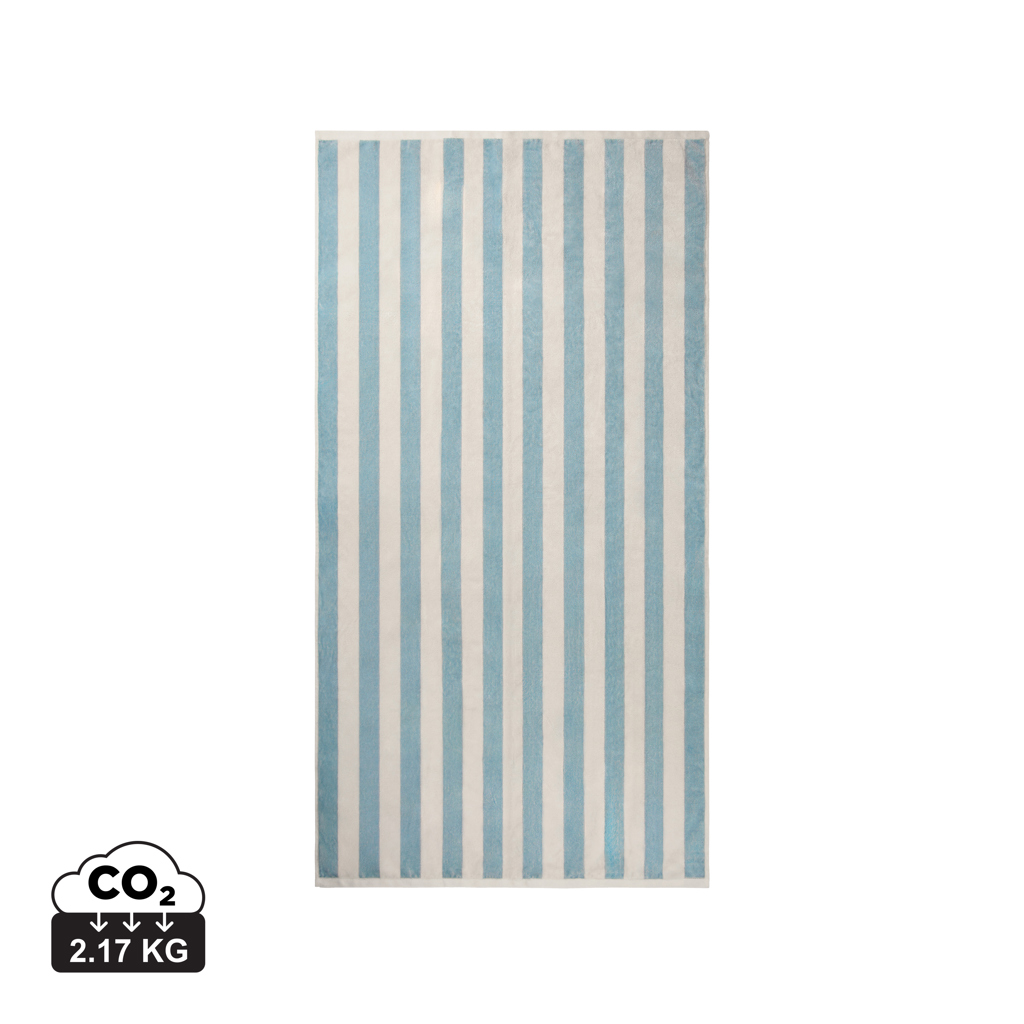 Lagoa Recycled Cotton Beach Towel - Brentwood