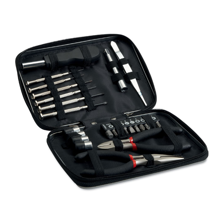 Aluminium Tool Set with Pliers, Screwdrivers, and Bits - Piddletrenthide - Rushall