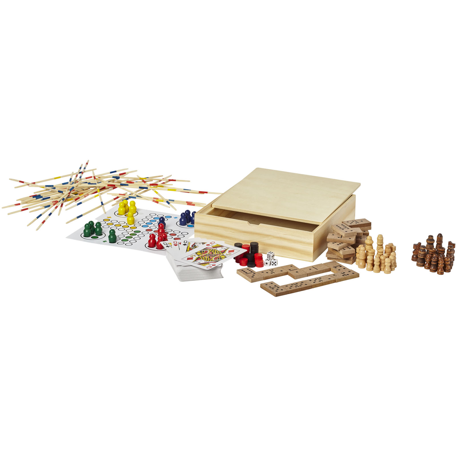 A cabinet made of wood that includes multiple games - Curzon Park