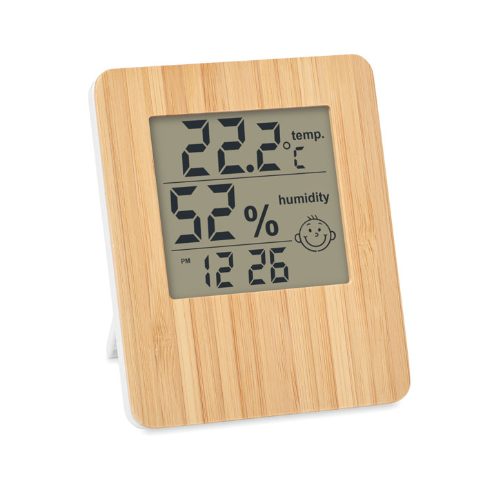 Multi-functional Weather Station with Bamboo Front - Gateacre