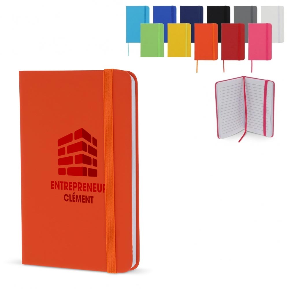 Classic A6 PU Notebook with Elastic Strap - Craigavon