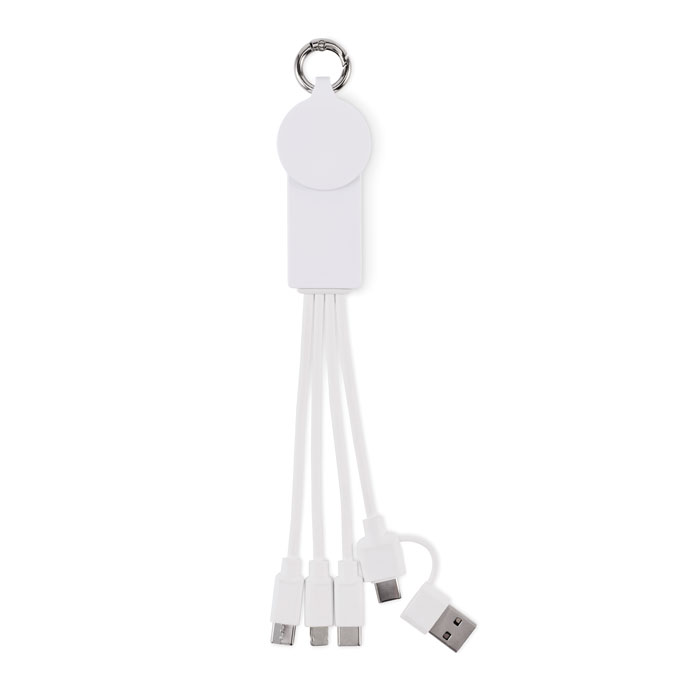 2-in-1 Universal Keyring Charger - Braunton
