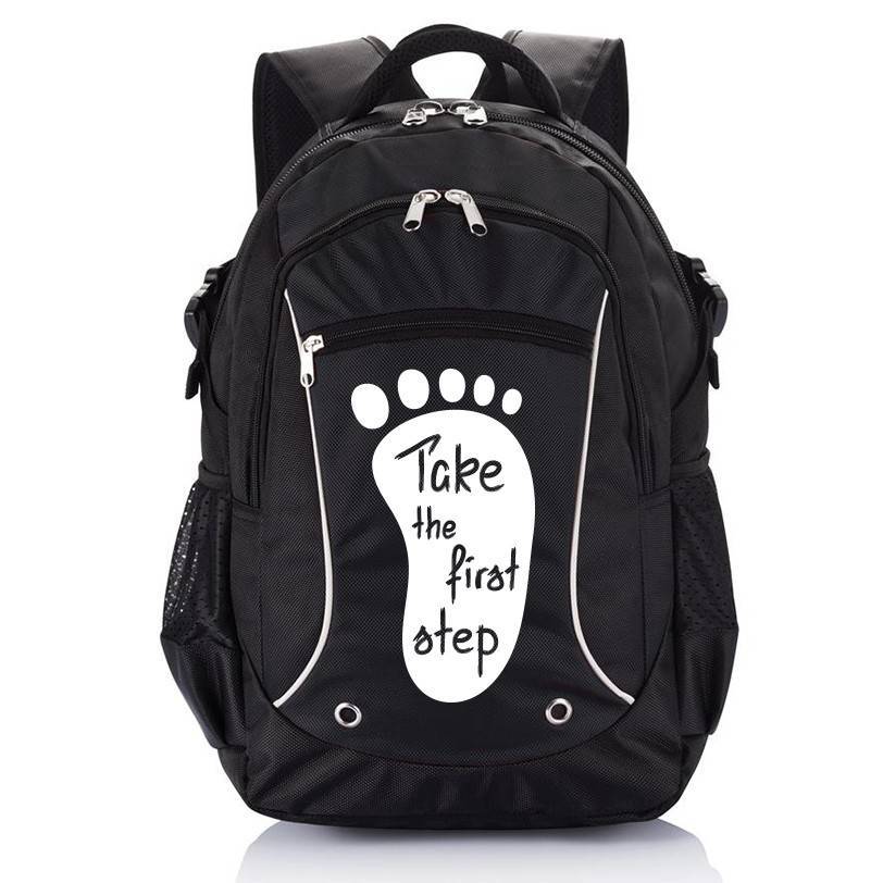 A backpack, designed using 1680D jacquard fabric, equipped with reflective piping - Ilkley