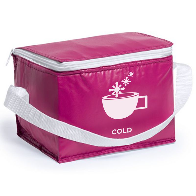 Durable PVC 6-Can Cooler Bag with Insulated Aluminum Interior - Cheddar